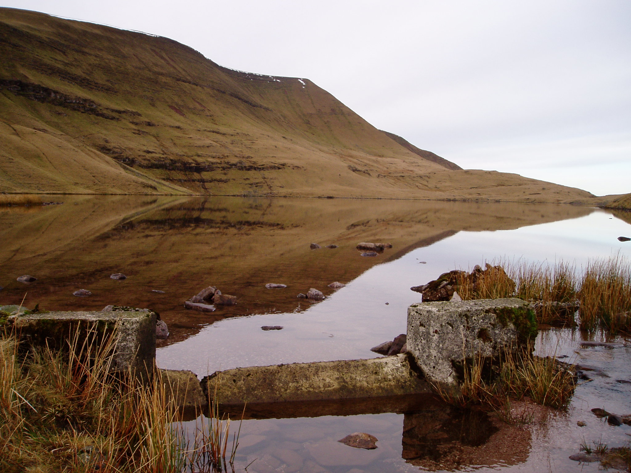 Fan Fawr mountain in Wales